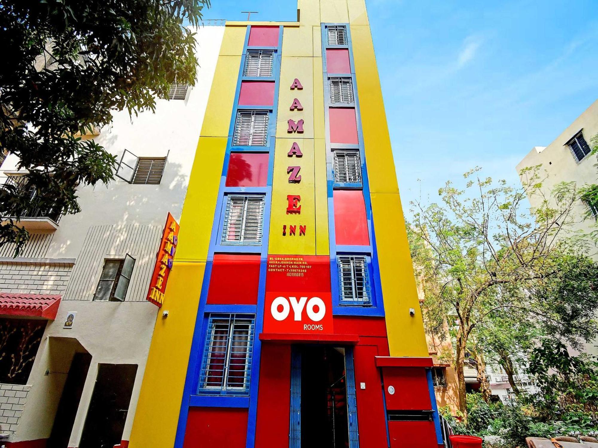 Hotel O New Aamaze Inn Near Acropolis Mall Calcutta Exteriör bild